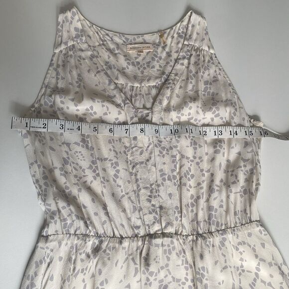 Rebecca Taylor Cream Silk Mini Dress - Picture 10 of 11